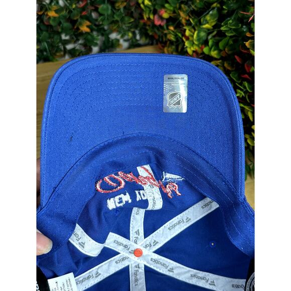 New York Rangers NHL Fanatics Hat Cap Blue Red White Adjustable Womens NEW NWOT - Picture 7 of 11